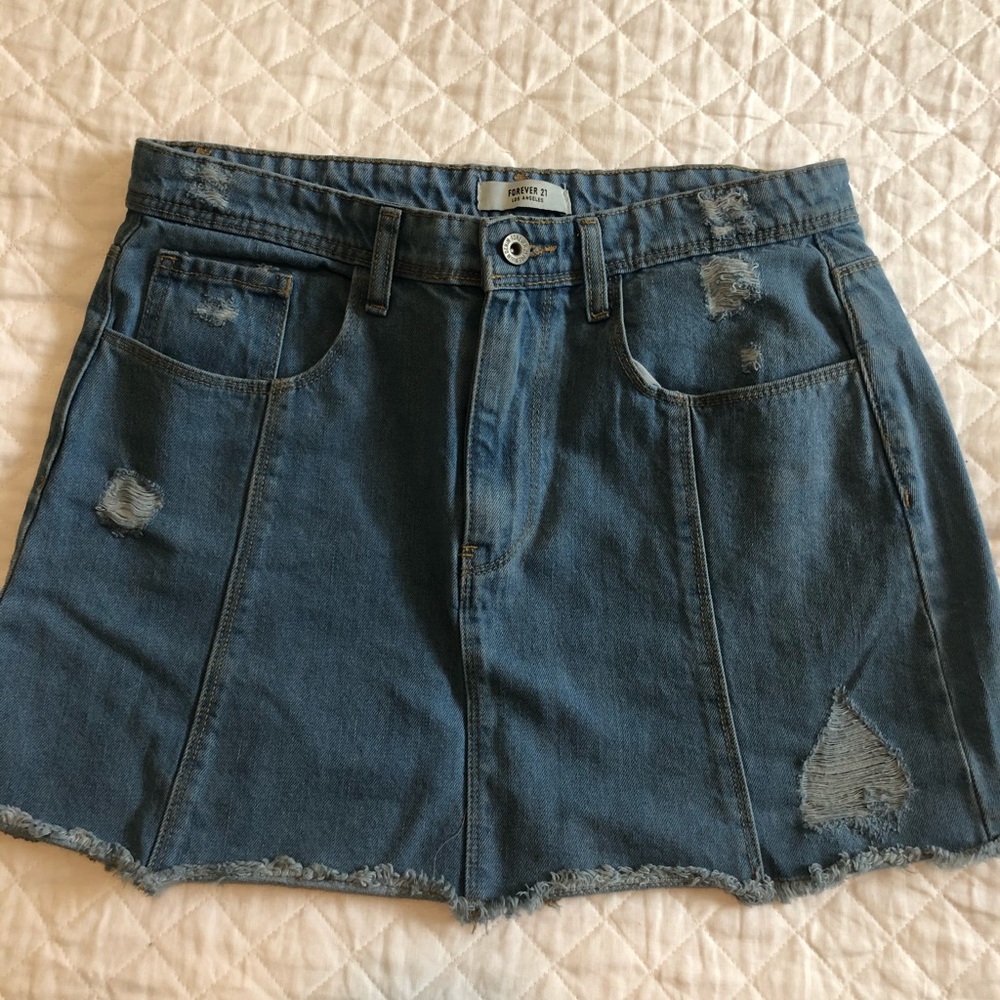 Forever 21 Jean Skirt